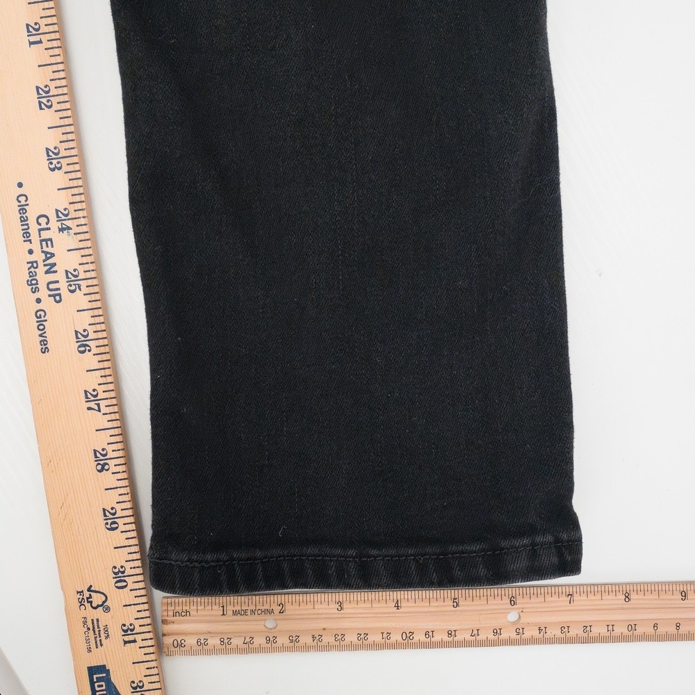Levi's 511 Slim Fit Mens Black Denim Jeans 40x32 Fits 37x30 Style 04511-5382 - Picture 11 of 14